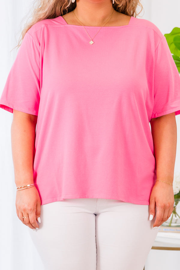 Vivid Imagination Top, Pink