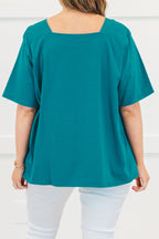 Vivid Imagination Top, Turquoise
