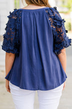 Walk Into The Future Top, Navy