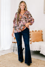 Walk Into The Sunshine Top, Black Multi