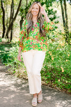 Walk Into The Sunshine Top, Green Multi
