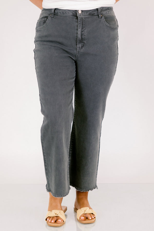 Walk This Way Jeans, Ash Black
