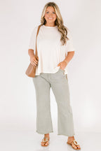 Walk This Way Jeans, Light Olive