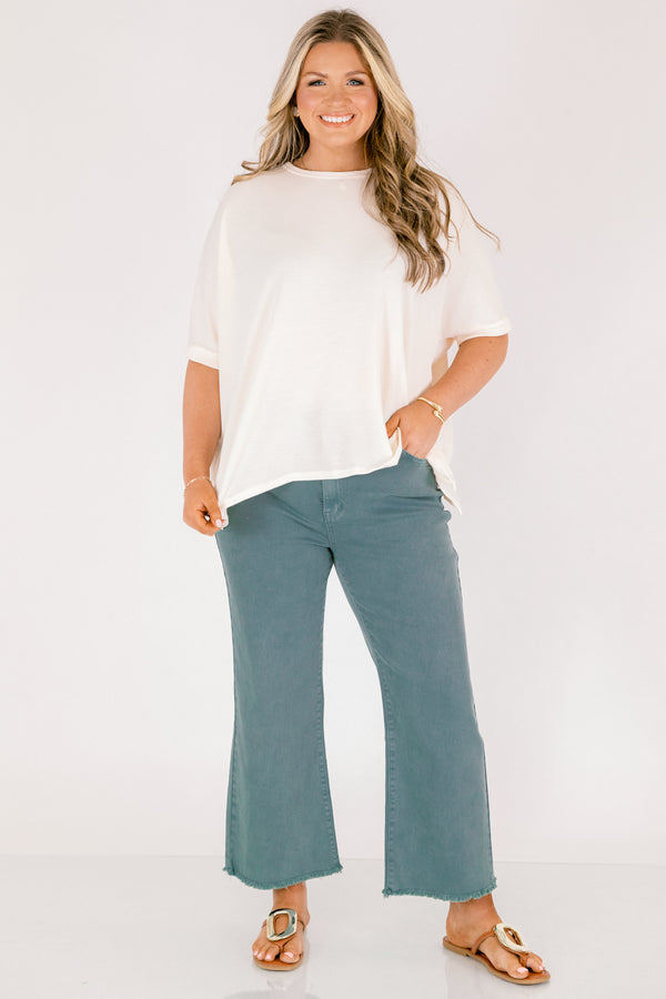 Jeans „Walk This Way“, Petrol