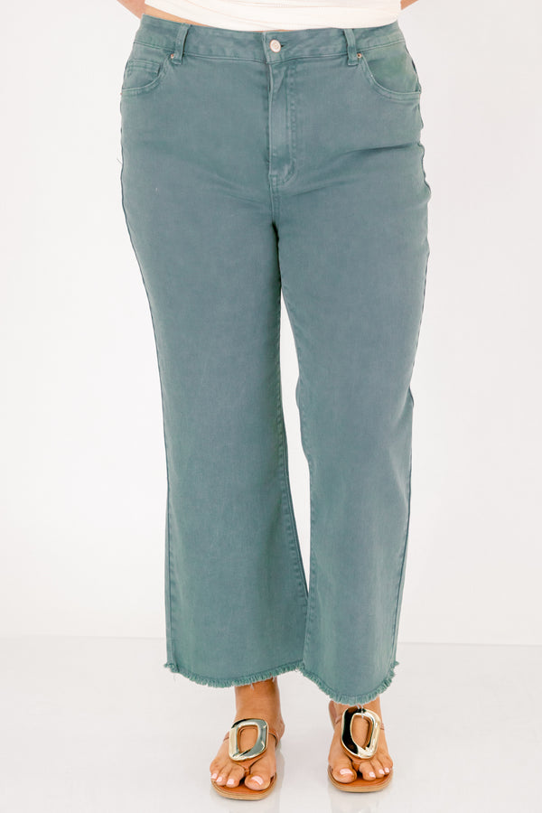 Jeans „Walk This Way“, Petrol