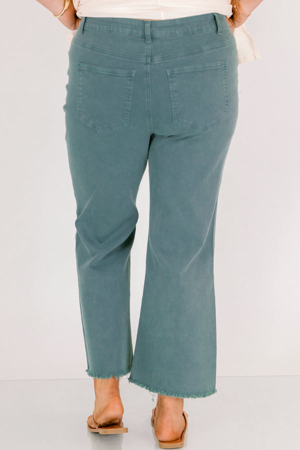 Jeans „Walk This Way“, Petrol