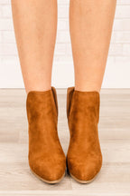 Walk With Purpose Booties, Tan