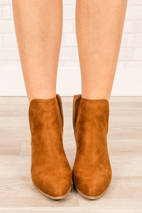 Walk With Purpose Booties, Tan