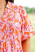 Wander Outside Top, Orange
