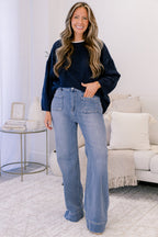 Wandering Around Town Jeans, Medium Wash