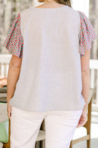 Wanderlust Bliss Top, Blau