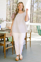 Wanderlust Bliss Top, Blau