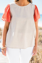 Wanderlust Bliss Top, Taupe