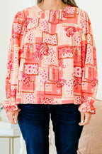 Wanderlust Journey Top, Pink-Red