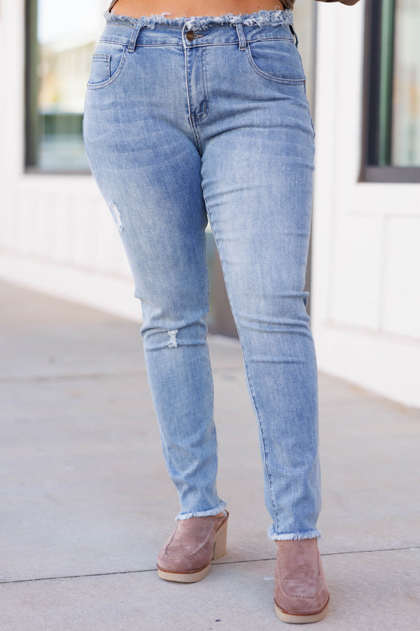 Wants And Needs Jeans, mittlere Waschung