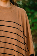 Warm Hugs Poncho, Khaki