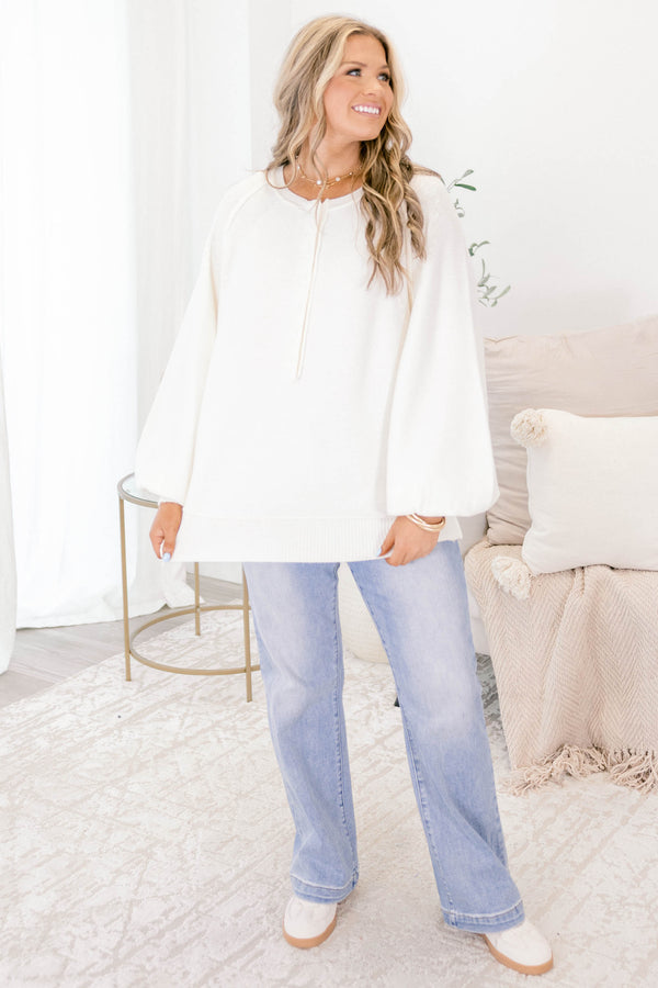 Wärmste Wünsche Pullover, Beige