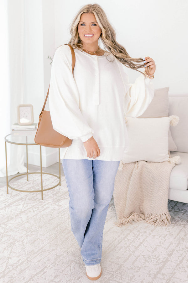 Wärmste Wünsche Pullover, Beige