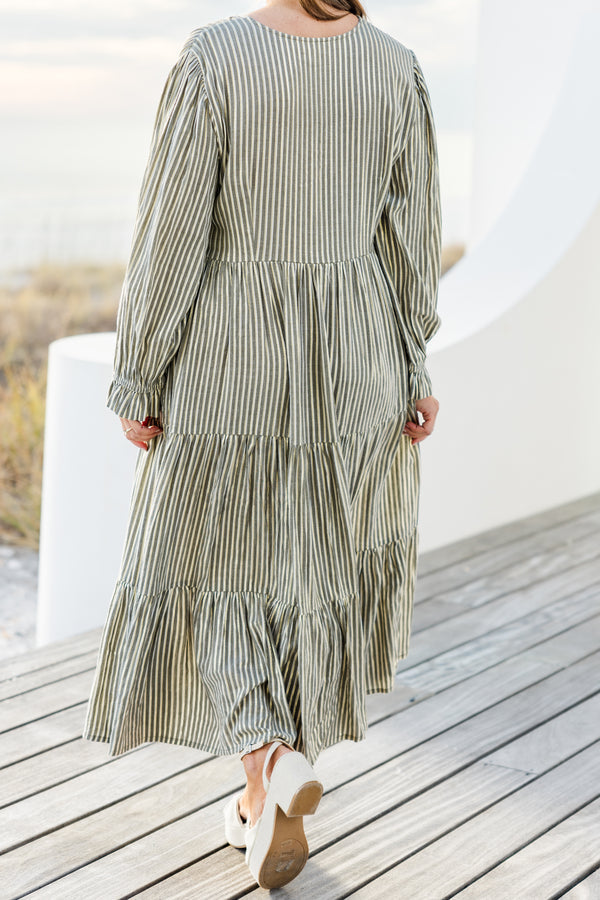 Weekend Daydream Midi Dress, Grey