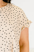 Weekend Ready Top, Tan