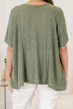 What Is The Call Top, Light Olive
