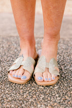 What It Means to Me Sandals, Gold
