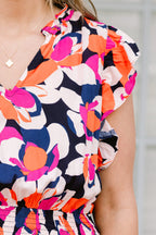 What The Future Holds Dress, Navy