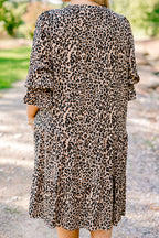 What You Know Dress, Brown Leopard
