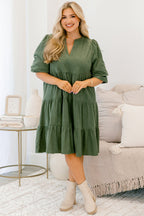 What You Know Dress, OIive Green