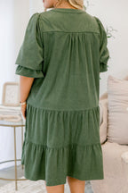 What You Know Dress, OIive Green