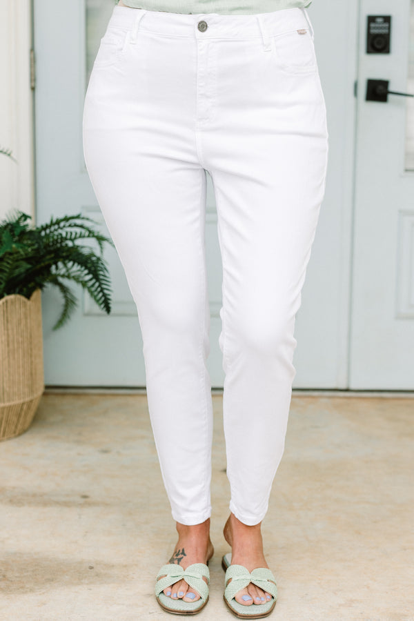 Wherever We Go Jeans, White