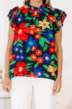 Whirlwind Passion Top, Navy
