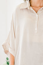 Whirlwind Weekend Top, Taupe