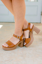 Wild Grace Heels, Camel