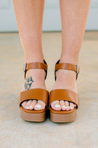 Wild Grace Heels, Camel