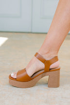 Wild Grace Heels, Camel