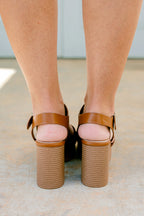 Wild Grace Heels, Camel