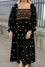 Wildflower Wonder Dress, Black
