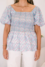 Will Be Back Top, Blue
