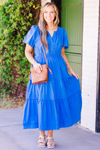 Wish Me Joy Dress, Blue