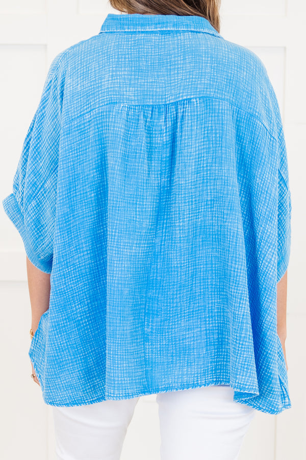 Wistful Weekend Top, Deep Sky