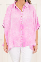 Wistful Weekend Top, Mauve