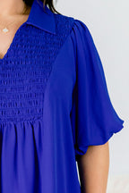 Wander Outside Top, Blue
