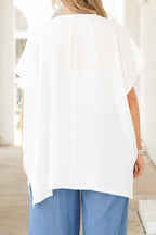 Wondering About You Top, White
