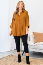 Working Babe Top, Brown