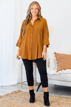 Working Babe Top, Brown