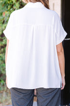 Working For Me Top, Ivory