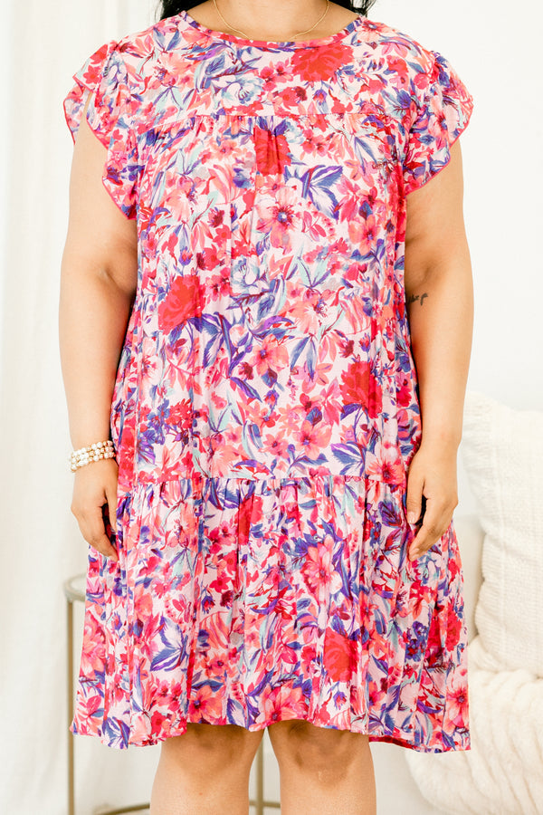 Kleid „World Is Your Oyster“, Pink