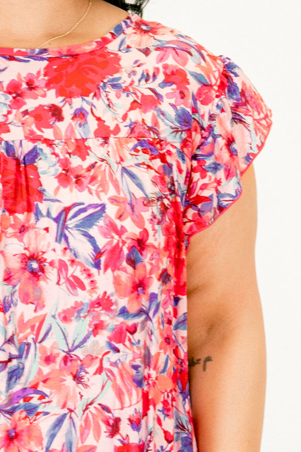Kleid „World Is Your Oyster“, Pink
