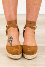 Wrapped Up In You Espadrilles, Camel